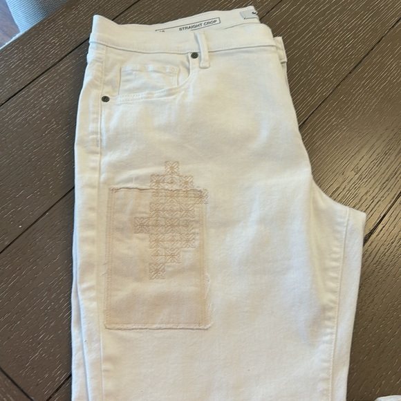 NWT Sonoma Cream Straight Crop Jeans - Picture 3 of 11